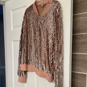 ASOS Pink Sequin Embellished Jacket